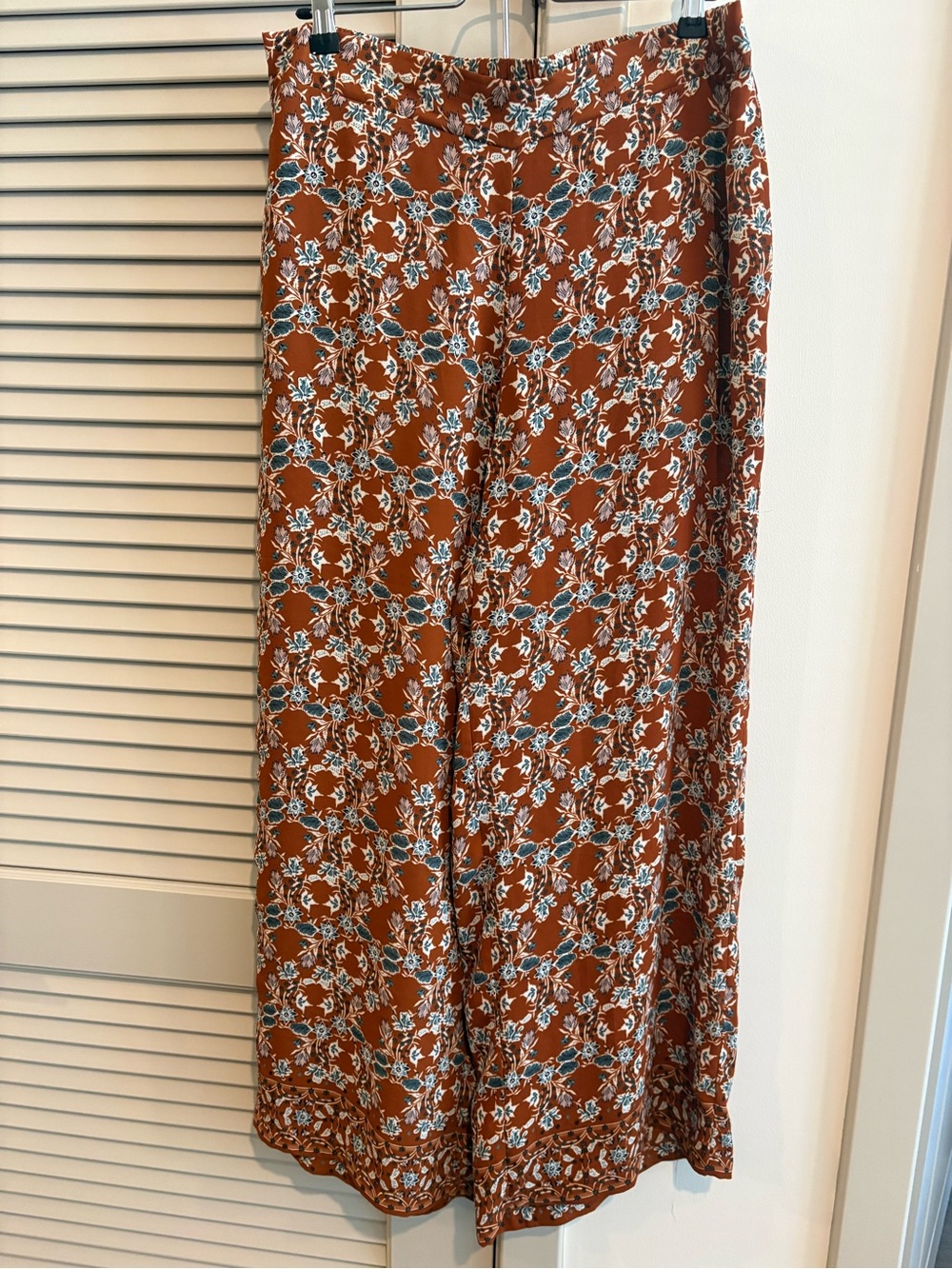 Max Studio Women's Boho Floral High Rise Wide-Leg Pants* Sz. XL
